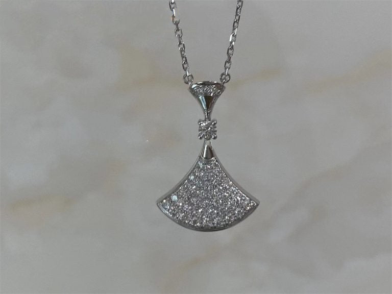 [Mystic]DREAM NECKLACE SILVER FULL DIAMOND