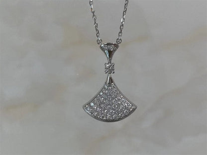 [Mystic]DREAM NECKLACE SILVER FULL DIAMOND