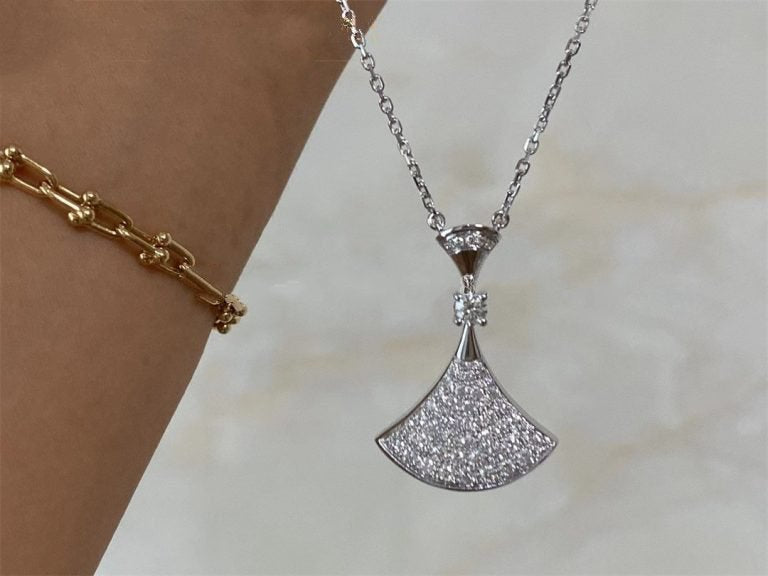 [Mystic]DREAM NECKLACE SILVER FULL DIAMOND