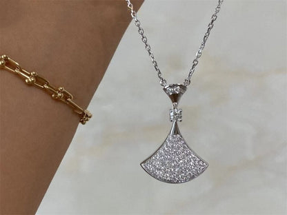 [Mystic]DREAM NECKLACE SILVER FULL DIAMOND