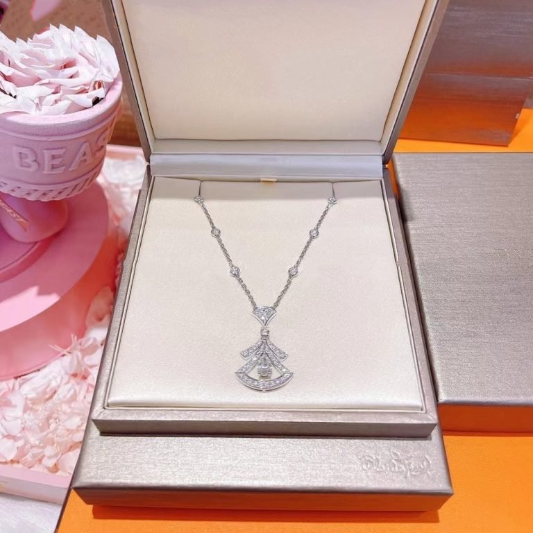 [Mystic]DREAM NECKLACE WHITE DIAMOND SILVER