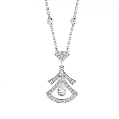 [Mystic]DREAM NECKLACE WHITE DIAMOND SILVER