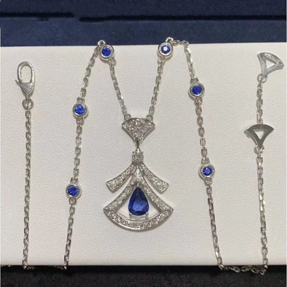 [Mystic]DREAM NECKLACE AGATE DIAMOND SILVER
