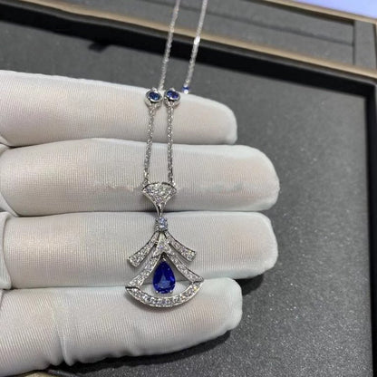 [Mystic]DREAM NECKLACE AGATE DIAMOND SILVER