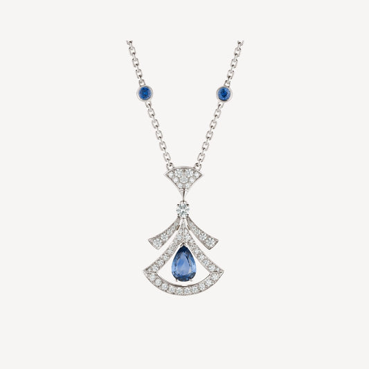 [Mystic]DREAM NECKLACE AGATE DIAMOND SILVER