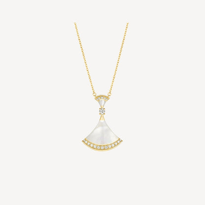 [Mystic]DREAM NECKLACE MOP GOLD DIAMOND