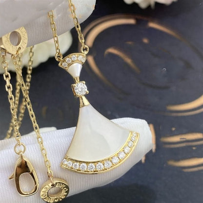[Mystic]DREAM NECKLACE MOP GOLD DIAMOND