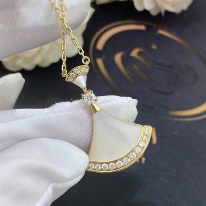 [Mystic]DREAM NECKLACE MOP GOLD DIAMOND