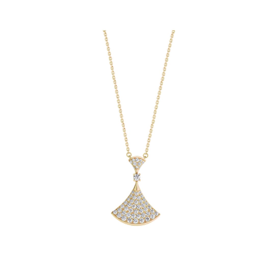 [Mystic]DREAM NECKLACE GOLD FULL DIAMOND