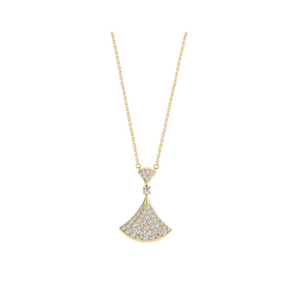 [Mystic]DREAM NECKLACE GOLD FULL DIAMOND