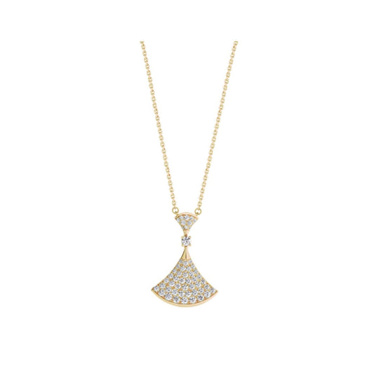 [Mystic]DREAM NECKLACE GOLD FULL DIAMOND
