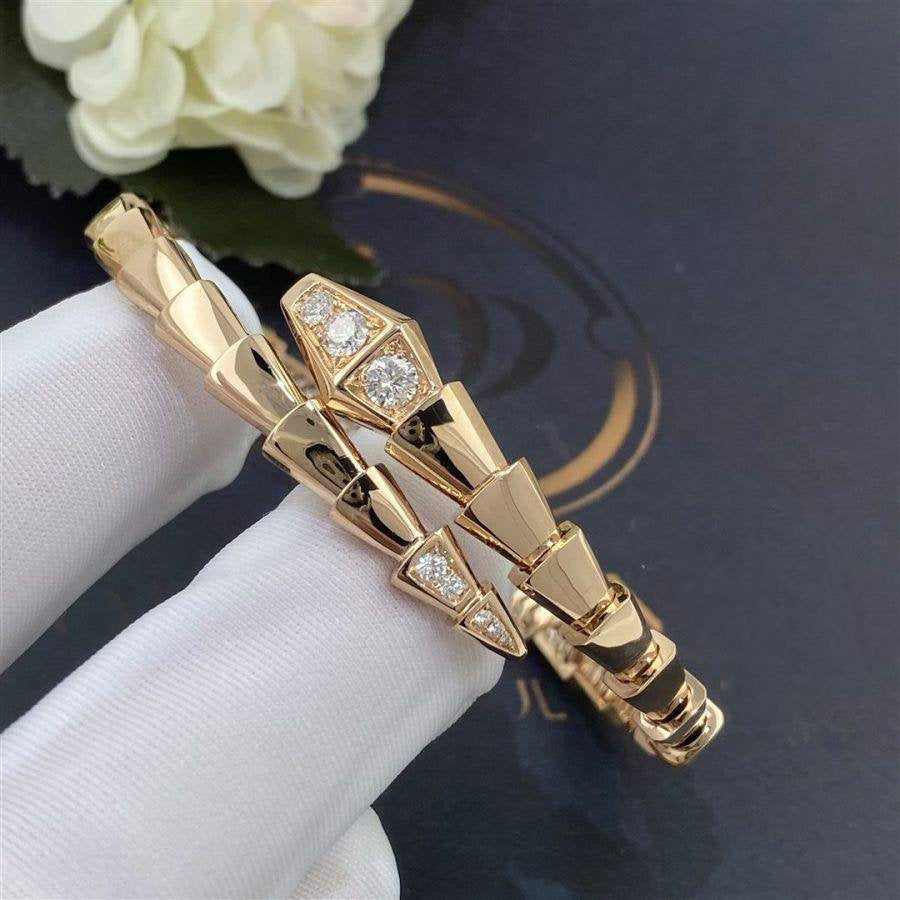 [Mystic]SERPENTI BRACELET DIAMONDS PINK GOLD