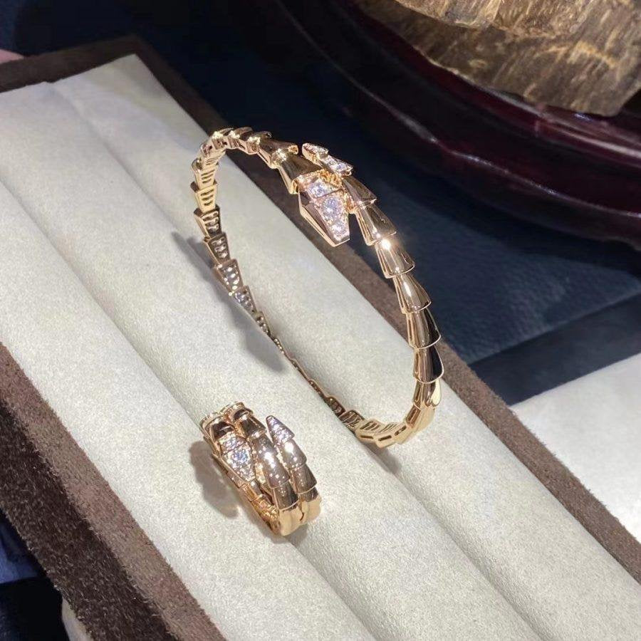 [Mystic]SERPENTI BRACELET DIAMONDS PINK GOLD