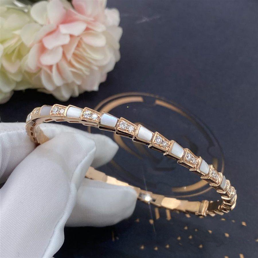 [Mystic]SERPENTI BRACELET PINK GOLD MOP DIAMOND