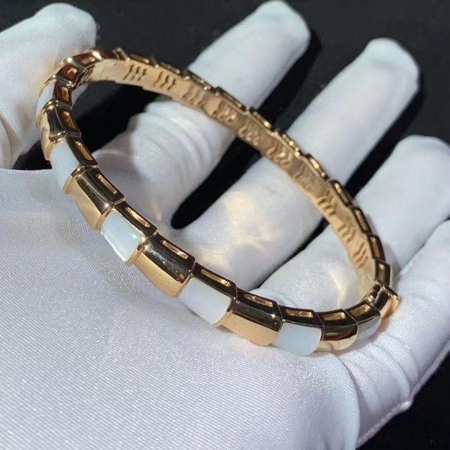 [Mystic]SERPENTI BRACELET PINK GOLD MOP
