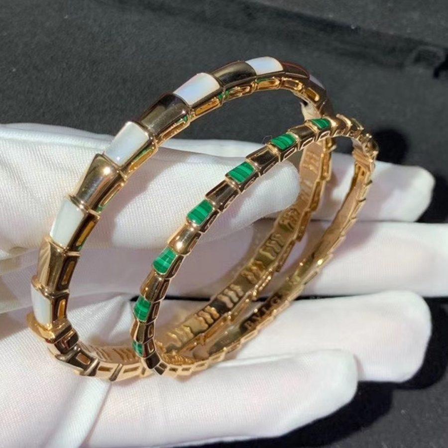 [Mystic]SERPENTI BRACELET PINK GOLD MOP