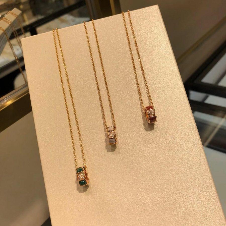 [Mystic]SERPENTI PEDANT DIAMOND NECKLACE