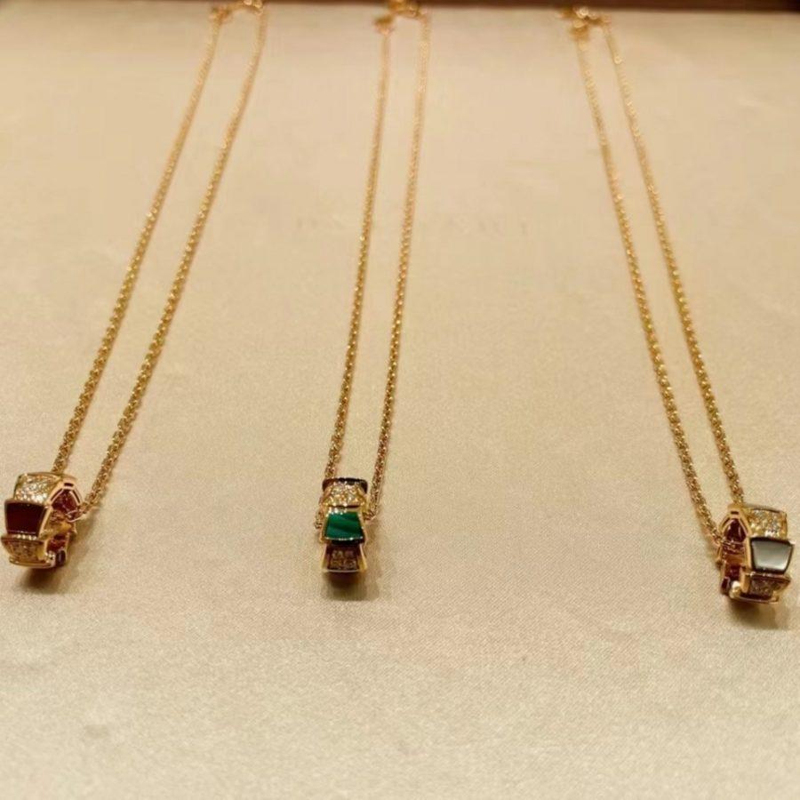 [Mystic]SERPENTI PEDANT DIAMOND NECKLACE