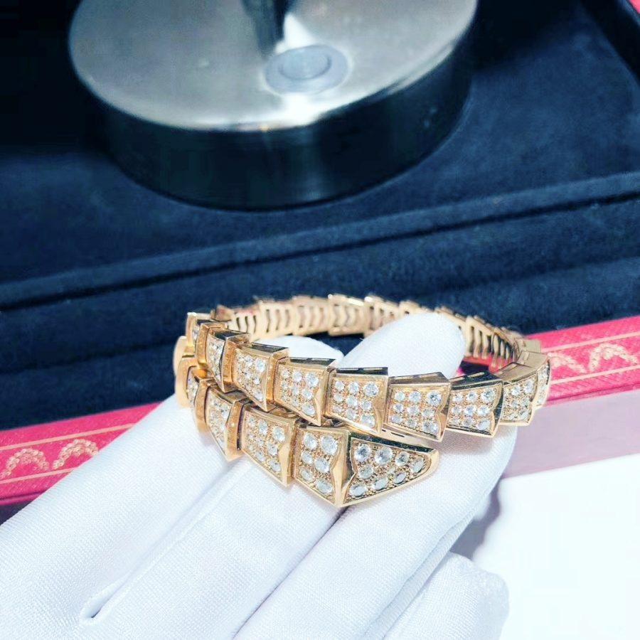 [Mystic]SERPENTI BRACELET 8MM PINK GOLD DIAMOND