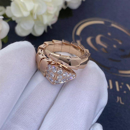 [Mystic]SERPENTI RING PINK GOLD DIAMOND