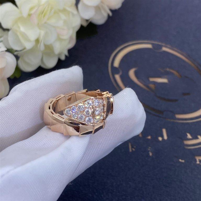 [Mystic]SERPENTI RING PINK GOLD DIAMOND