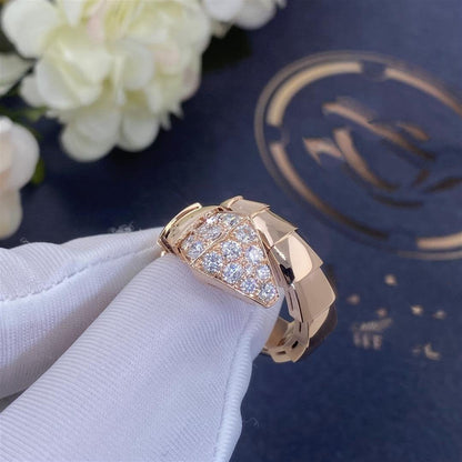 [Mystic]SERPENTI RING PINK GOLD DIAMOND