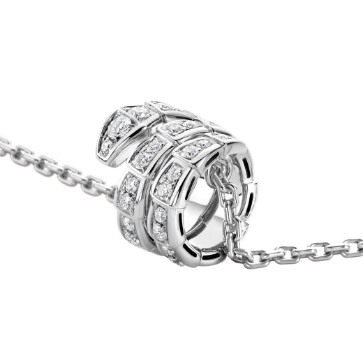 [Mystic]SERPENTI  NECKLACE DOUBLE RING DIAMOND