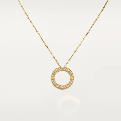 [Mystic]LOVE NECKLACE ADJUSTABLE ROSE GOLD