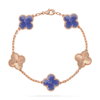 [Mystic-new]CLOVER 5 MOTIF BLUE VEINS BRACELET COLLECTION