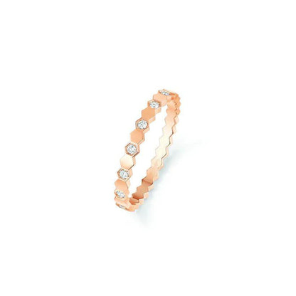 [Mystic]BEE LOVE RING PINK GOLD DIAMOND