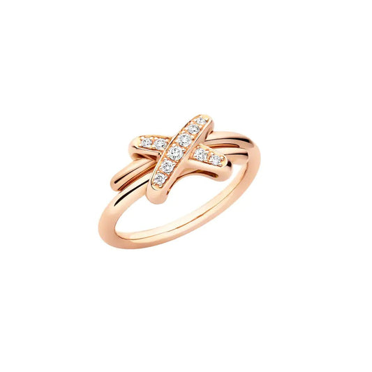 [Mystic]JEUX DE PINK GOLD DIAMOND RING