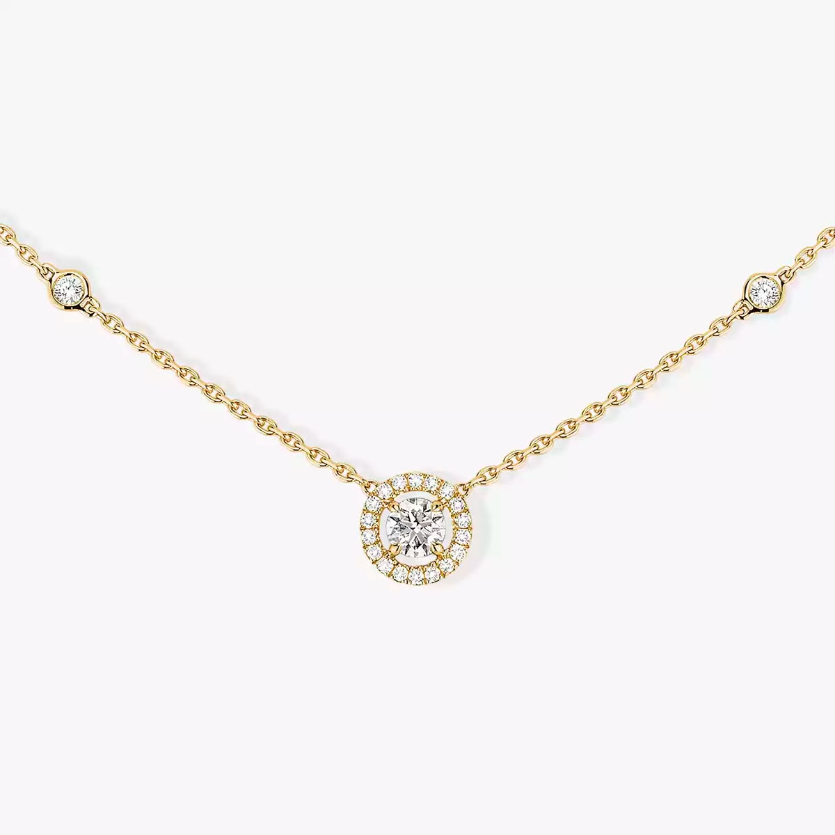 [Mystic JURI]Diamond Necklace 0,20ct Brilliant Shape Joy
