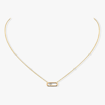[Mystic JURI]MOVE UNO DIAMOND NECKLACE