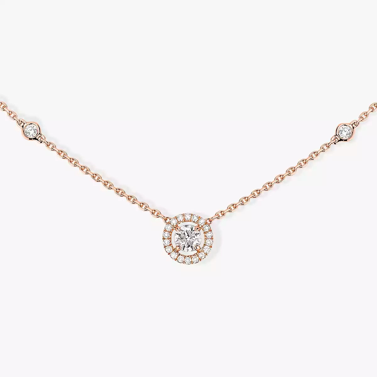 [Mystic JURI]Diamond Necklace 0,20ct Brilliant Shape Joy