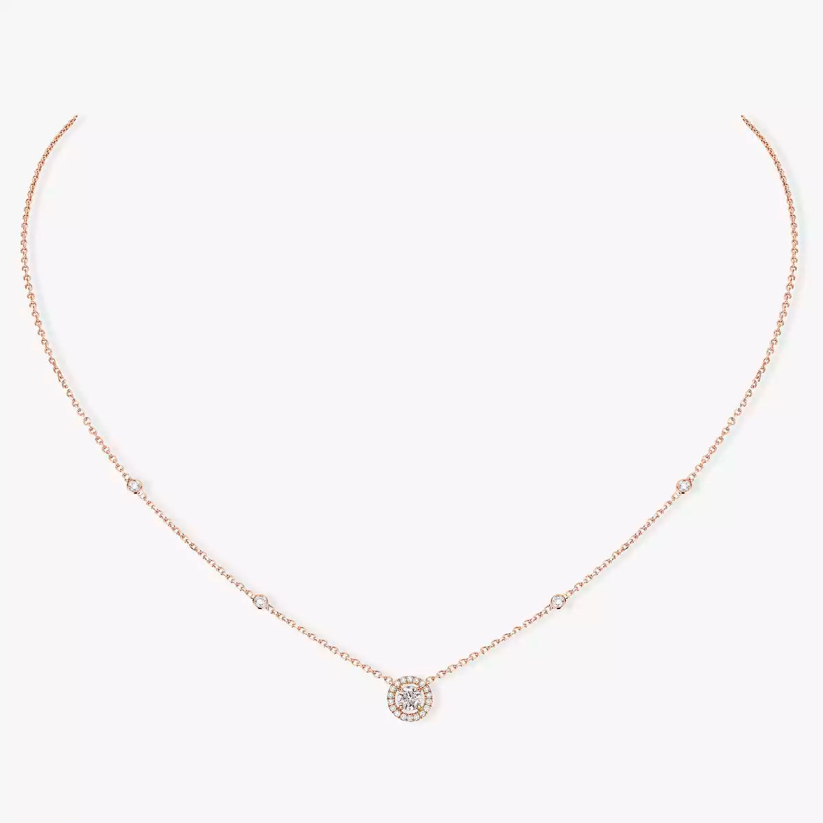[Mystic JURI]Diamond Necklace 0,20ct Brilliant Shape Joy