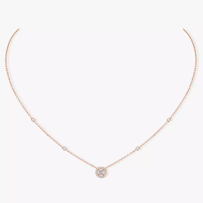 [Mystic JURI]Diamond Necklace 0,20ct Brilliant Shape Joy