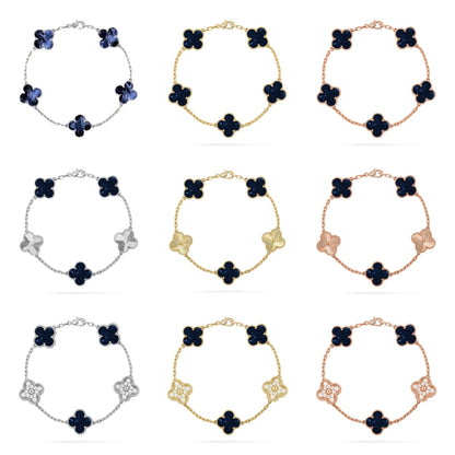 [Mystic]CLOVER 5 MOTIF PIETERSITE BRACELET COLLECTION