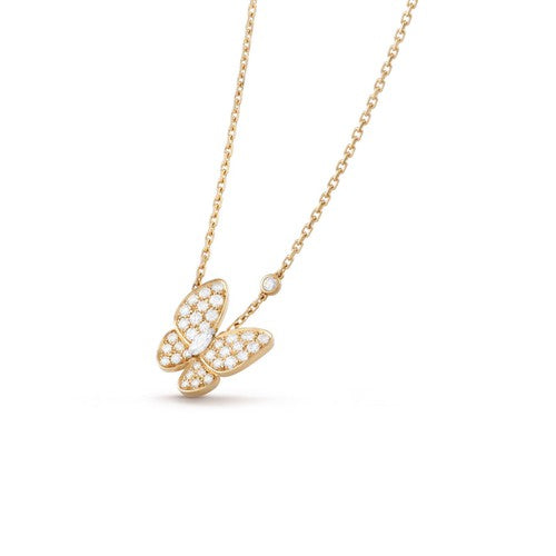 [Mystic]BUTTERFLY DIAMOND NECKLACE