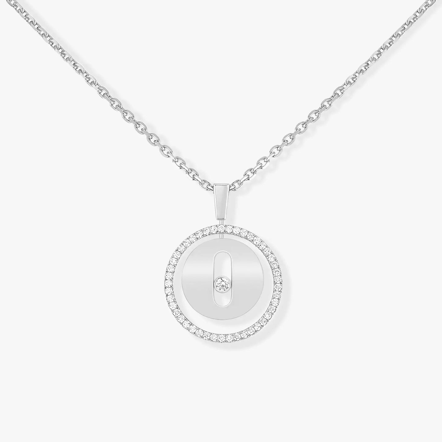 [Mystic JURI]Mystic MOVE PM NECKLACE SILVER DIAMOND
