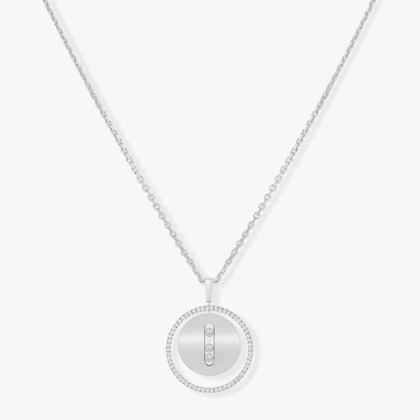 [Mystic JURI]Mystic MOVE MM SILVER DIAMOND NECKLACE