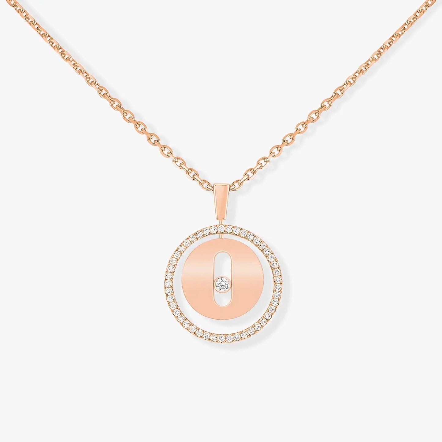 [Mystic JURI]Mystic MOVE PM NECKLACE PINK GOLD DIAMOND
