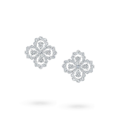 [Mystic]LOOP EARRINGS FULL MOTIF DIAMOND 16MM