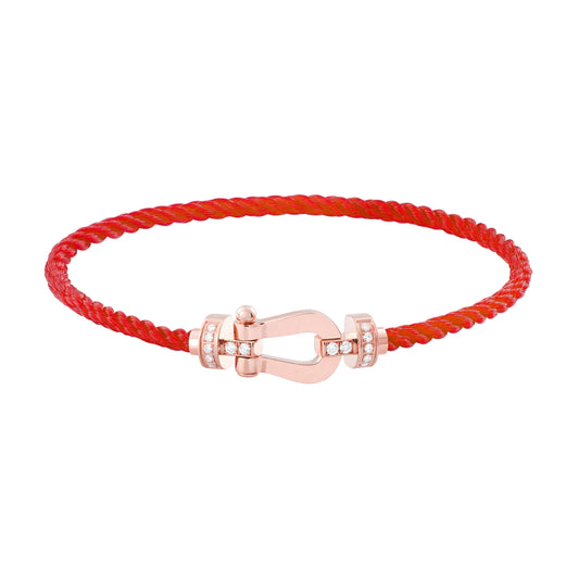 [Mystic]FORCE 10 HALF DIAMOND PINK GOLD RED CORDERI LARGE AND MEDIUM MODEL