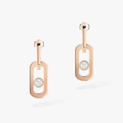 [Mystic JURI]So Move XL Diamond Pendant Earrings