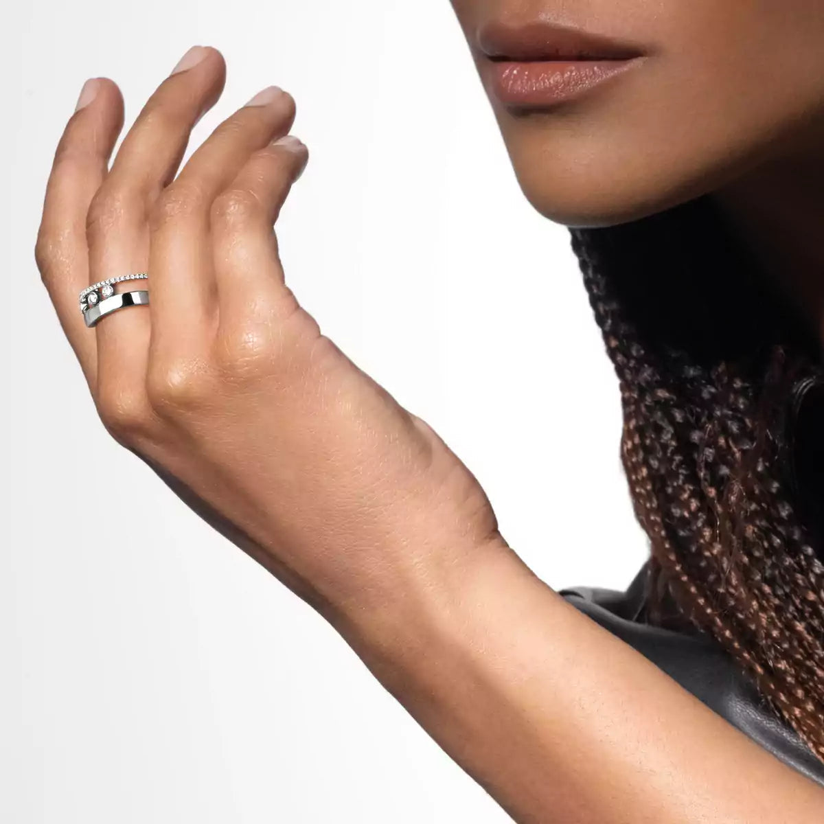[Mystic JURI]Move Romane Diamond Ring