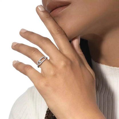 [Mystic JURI]Move Uno Diamond Ring in Gold
