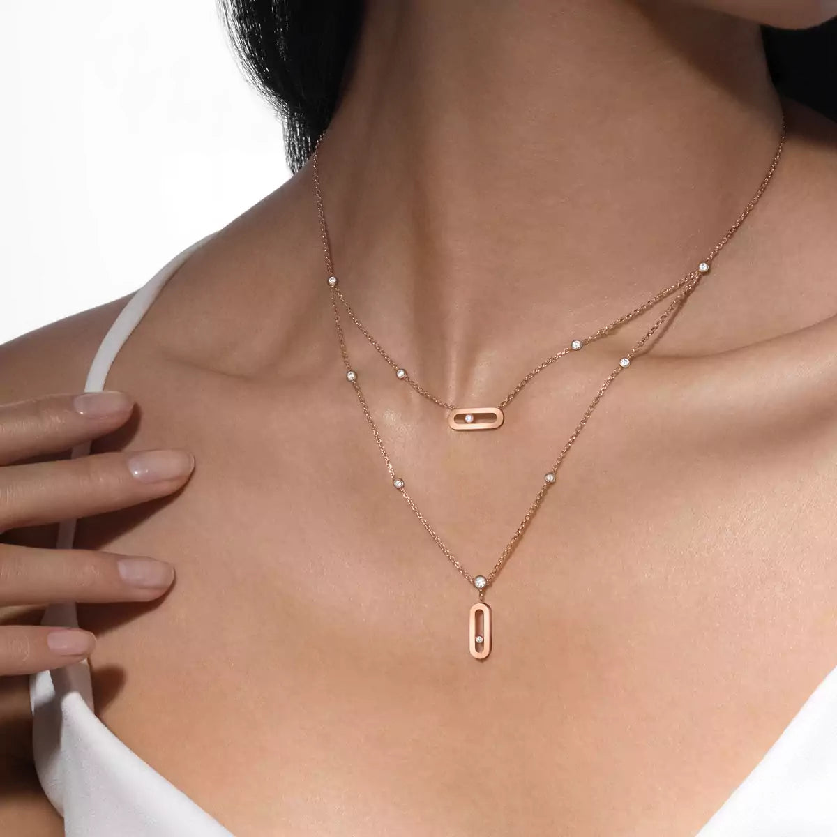 [Mystic JURI] Move Uno Diamond Necklace
