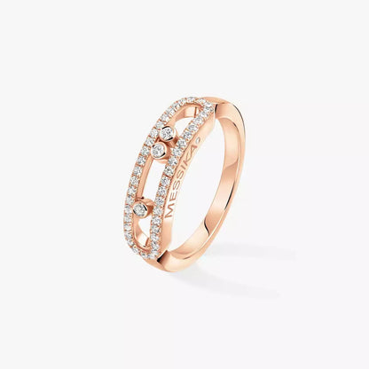 [Mystic JURI] Baby Move Gold Diamond Pave_ Ring