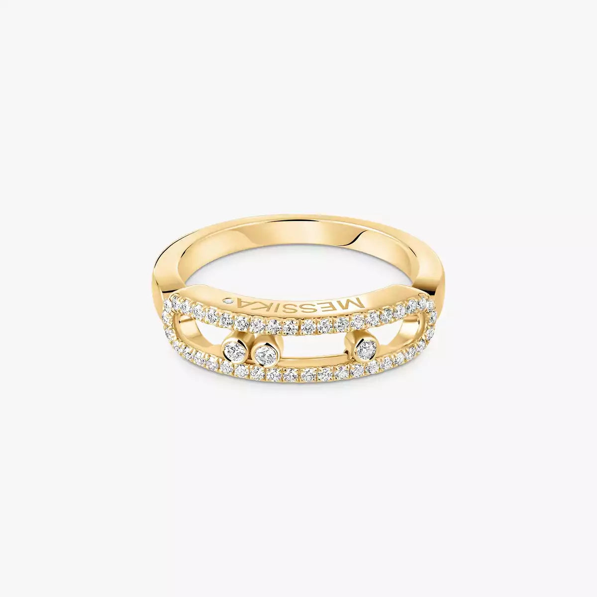 [Mystic JURI] Baby Move Gold Diamond Pave_ Ring