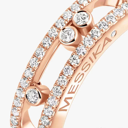 [Mystic JURI] Baby Move Gold Diamond Pave_ Ring
